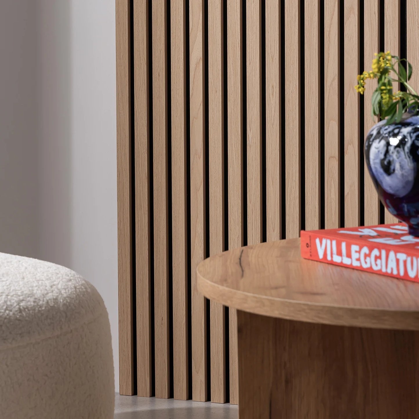 SlatWall Acoustic Walnut Panel