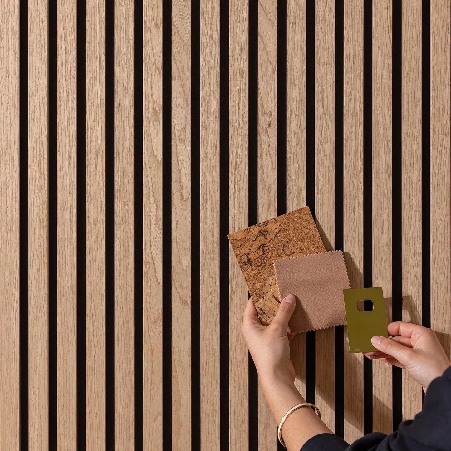 SlatWall Acoustic Walnut Panel
