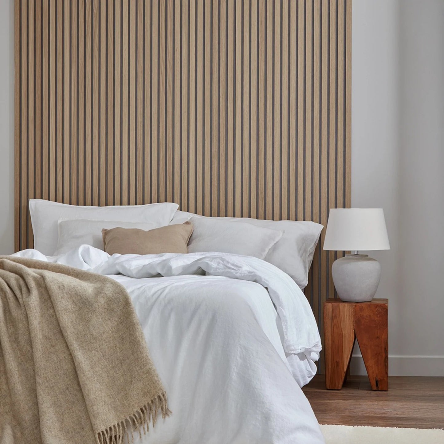SlatWall Acoustic Walnut Panel