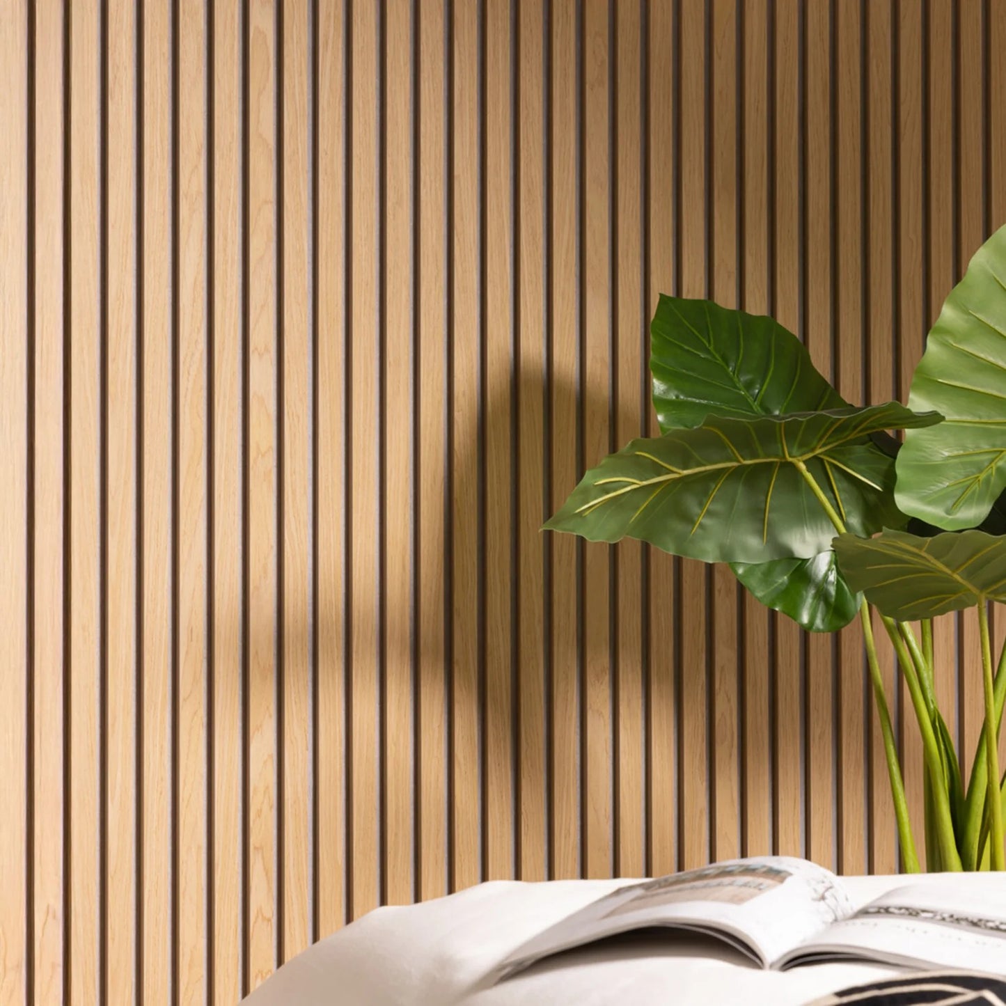 SlatWall Acoustic Walnut Panel